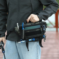 Men's Outdoor Fishing Tackle Bag Multifunctional Crossbody Chest Pack Large Capacity