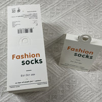 Wholesale Sock Tag Cardboard Labels - Hook-Free Universal Sock Cards for Single/Double Pairs, Men's and Women's Socks