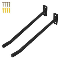 Heavy Duty Single Line Tire Storage Hooks for Garage and Garden Tools, Wall Mounted