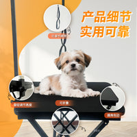 New Portable Foldable Pet Grooming Table for Small Cats and Dogs - Home Use Hair Drying and Trimming Station
