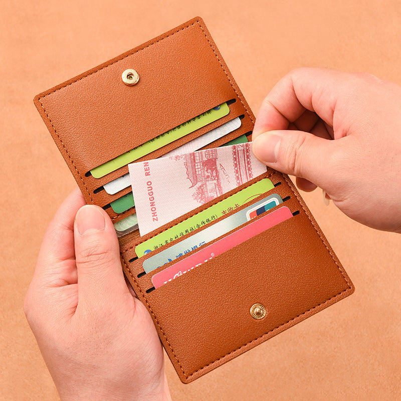 IE3 Slim RFID Blocking Card Holder Wallet for Men and Women, Multi-functional Mini Card Case with Multiple Slots and Driver's License Pocket