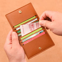 IE3 Slim RFID Blocking Card Holder Wallet for Men and Women, Multi-functional Mini Card Case with Multiple Slots and Driver's License Pocket