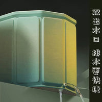 Foldable Adult & Kids Bathtub Portable Soaking Tub with Insulation for Full Body Bathing