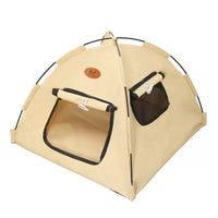 Pet Stroller Tent Cat House Outdoor Breathable Enclosed Kennel for All Seasons