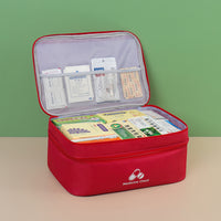 Multi-layer First Aid Kit Bag Portable Medical Storage Organizer for Home and Travel