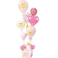 Kids Happy Birthday Balloon Table Centerpiece Column Set for Boys and Girls