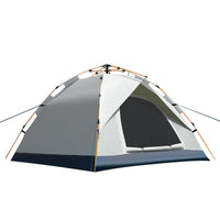 Automatic Pop-Up Camping Tent with UV Protection and Mosquito Net for Outdoor Beach Picnic Travel