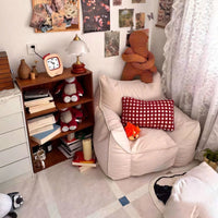 Oversized Soft Devil Bean Bag Chair for Bedroom Balcony, Fabric Lazy Sofa Tatami