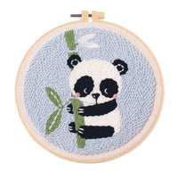 Punch Needle Embroidery DIY Craft Kit with Tools