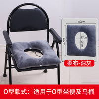 Elevated Toilet Seat Cushion for Elderly & Pregnant, Pressure Relief & Anti-Decubitus, Waterproof Soft Pad