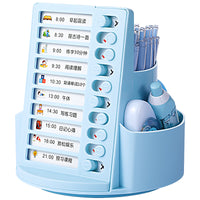 360-Degree Rotating Pen Holder with Large Capacity for Students, Desktop Organizer