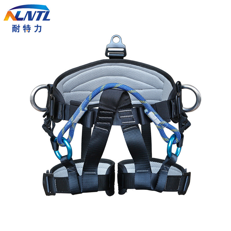 Tree Climbing Harness Outdoor Mountaineering Rock Climbing Safety Belt Half Body Fall Protection for Aerial Work Training