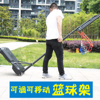Portable Height-Adjustable Kids Basketball Hoop for Indoor Outdoor Play