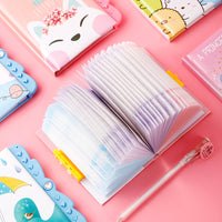 Creative Cartoon Password Lock Diary Notebook for Students with Colorful Pages