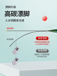 High-Sensitivity Fishing Float Set for Day & Night Fishing, Visible Bobbers for Carp and Crucian