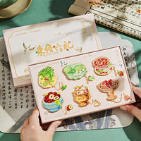 Classical Chinese Style Bookmark Gift Set for Teachers - Six Rituals of Shu Xiu