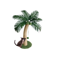 MIAOGE Tropical Rainforest Coconut Tree Cat Scratching Post Tower