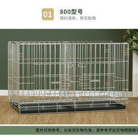 Foldable Pigeon Breeding Cage with Divider and Tray for Home Use