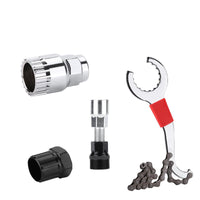 Bicycle Repair Tool Kit for Mountain Bikes, Chain Breaker, Flywheel and Bottom Bracket Removal Tool