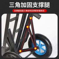 Heavy-Duty Two-Wheel Hand Truck Dolly Cart for Moving and Hauling