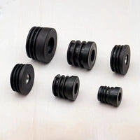 Adjustable Round Tube Inserts with M6/M8 Threaded Nuts for Furniture Legs