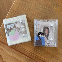 Ins Original Strawberry Girl M5 Loose-Leaf Diary Soft PVC Double Buckle Handbook Card Holder