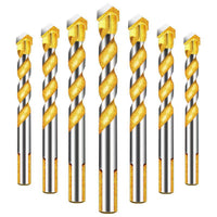 Multi-functional Triangle Drill Bit Set for Tile Concrete Metal Brick Wall Drilling