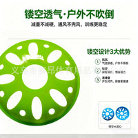 Soccer Training Marker Cones, Windproof Hollow Agility Disc Cones for Field Training, Sports Obstacle Markers