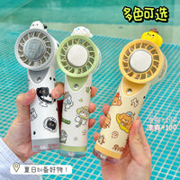 Portable Misting Fan with 1800mAh Power Bank, Handheld Cooling Fan for Outdoor Use