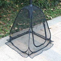 Portable Outdoor Breathable Mesh Camping Tent with Automatic Stand for Ventilation and Mosquito Protection
