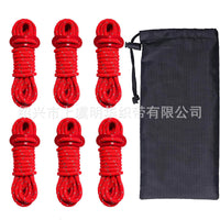 Reflective Guy Ropes for Camping Tents and Tarps, High-Visibility Windproof Ropes