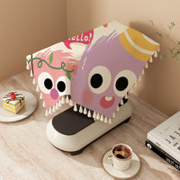 Creative Cartoon Coffee Machine Dust Cover Refrigerator Air Fryer Dust Cloth