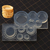 Miniature Fruit Tart Base Silicone Mold for Dollhouse Clay Crafts