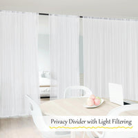 Outdoor Patio Gazebo Mosquito Netting with Rod Pocket for Insect Protection and Airflow