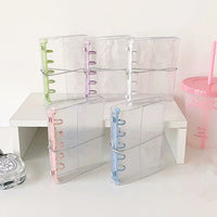 M5 5-Hole PVC Binder with Strap for Journals and Card Storage