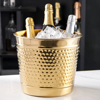 Stainless Steel Champagne Ice Bucket, Thickened Large Wine Cooler for Restaurant, Bar and Outdoor Use