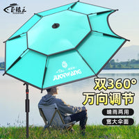 2025 Outdoor Fishing Umbrella with Cane Handle, Thickened Rainproof Sunshade