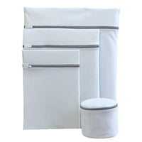 Laundry Bag Set with Zipper for Delicates, Underwear, Bras, and Clothing