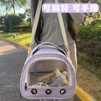 Portable Parrot Carrier Bag with Winter Warm Nest for Outdoor Travel