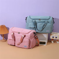 Oxford Cloth Travel Duffel Bag Foldable Large Capacity Storage Tote