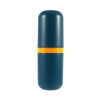Portable Travel Toothbrush Holder & Mouthwash Cup with Dustproof Lid