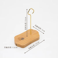 Japanese Style Meditation Wind Chime with Wall Mount Wooden Stand