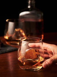 Cocktail Ice Cube Molds for Whiskey and Drinks - Diamond, Skull, Rose, Wave Shapes