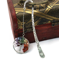 Vintage Chinese Style Metal Feather Bookmark Gift Set