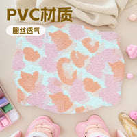 PVC Cat Ear Litter Mat, Washable, Scratch-Resistant, Thickened, Non-Slip, Splash-Proof