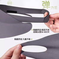 UV Protection Ice Silk Face Mask with Wide Brim for Cycling and Sun Protection