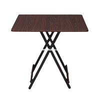 Foldable Square Dining Table for Home or Outdoor Use, Compact 2-Person Table