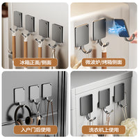 Magnetic Hooks for Refrigerator Microwave Washing Machine Side, No-Drill Strong Adhesive Hangers