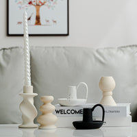 Nordic Ceramic Candlestick Holder for Romantic Dinners and Home Decor