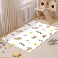Washable Pet Mat PVC Waterproof Wipeable Wear-Resistant Cat Dog Stain-Resistant Indoor Floor Mat Cool Pad Living Room Carpet